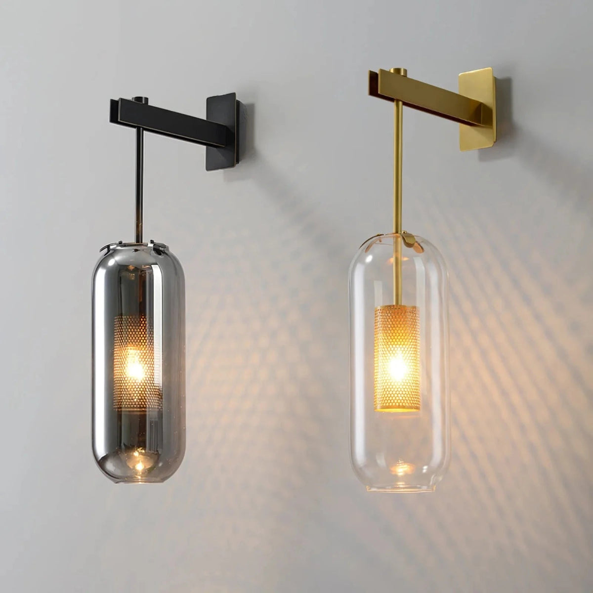 Vadim Glass Wall Lamp by Franing - shop all，wall，glass wall light