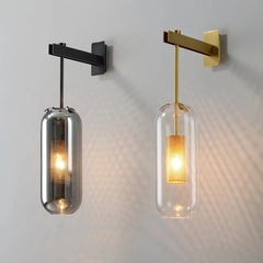 Vadim Glass Wall Lamp by Franing - shop all，wall，glass wall light